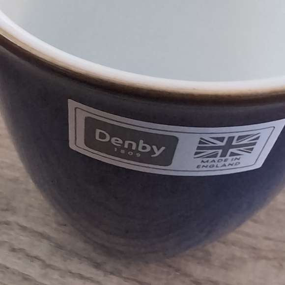Denby Imperial Blue Beaker Coffee Mug NEW - Picture 3 of 3